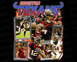 texans png, t shirt design png digital, football retro 90s