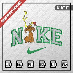 christmas embroidery designs, nike christmas designs, nike dog christmas embroidery designs, digital download