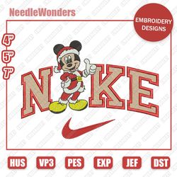 nike mickey mouse embroidery designs, christmas christmas designs, nike embroidery designs, digital file