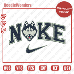 nike embroidery designs, nike uconn huskies christmas designs, sport embroidery designs, digital file