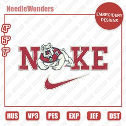 nlfsport embroidery designs, nike x fresno state bulldogs digital designs, nike embroidery designs, digital file