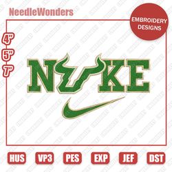 nlfsport embroidery designs, nike x south florida bulls digital designs, nike embroidery designs, digital file