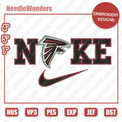 nlfsport embroidery designs, nike x atlanta falcons digital designs, nike embroidery designs, digital file