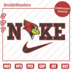 nlfsport embroidery designs, nike illinois state redbirds digital designs, nike embroidery designs, digital file