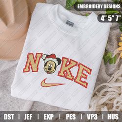 nike mickey santa embroidery files, christmas embroidery designs, nike embroidery designs files, instant download