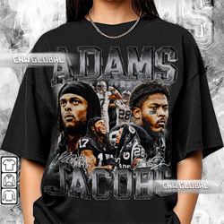 davante adams josh jacobs las vegas football shirt, bootleg american sport vintage 90s y2k graphic t