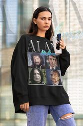 alan rickman tribute sweatshirt, alan rickman british actors sweater, die hard shirt, hans gruber, n