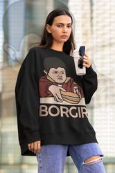 abdu rozik borgir burger meme unisex sweater  hasbulla abdu rozik meme sweatshirt for gags, king has