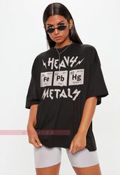 heavy metal chemical unisex shirt, periodic table shirt, chemistry teacher gift shirt, science shirt