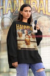 hannibal lecter sweatshirt, silence of the lambs sweater, serial killer hoodie, red dragon