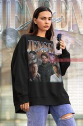 jensen ackles  sweatshirt, dean winchester supernatural sweater, jensen ackles actor retro