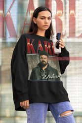 karl urban vintage sweatshirt, movie tv show actor homage sweater, karl urban fan tees, ka