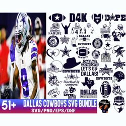 51 designs dallas cowboys football svg bundle, cowboys betty boop