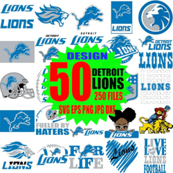 50 detroit lions logo - detroit lions svg - detroit lions clipart - detroit lions symbol- detroit lions png- lions