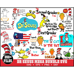 350 dr seuss png, dr seuss svg,mega dr seuss bundle layered svg, cat in the hat svg, dr seuss logo , dr seuss quotes svg