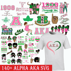 alpha kappa alpha svg bundle, alpha kappa alpha svg, sorority svg, aka woman svg