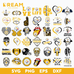 pittsburgh steelers bundle logo svg, sport svg, pittsburgh steelers svg, bundle