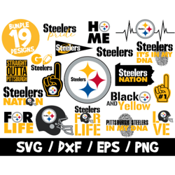 pittsburgh steelers bundle logo svg, sport svg, pittsburgh steelers svg, bundle