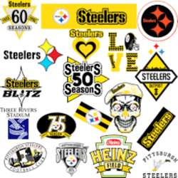 pittsburgh steelers bundle logo svg, sport svg, pittsburgh steelers svg, bundle