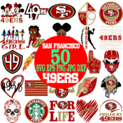 san francisco 49ers svg bundle, san francisco 49ers svg, sport svg, nfl svg