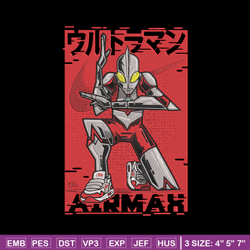 ultraman poster embroidery design, ultraman embroidery, embroidery file, anime embroidery, anime shirt, digital download