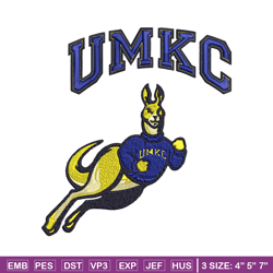 umkc kangaroos logo embroidery design, sport embroidery, logo sport embroidery, embroidery design,ncaa embroidery.
