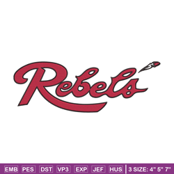 unlv rebels logo embroidery design, ncaa embroidery,sport embroidery,logo sport embroidery,embroidery design