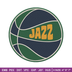 utah jazz logo embroidery design, nba embroidery, sport embroidery,embroidery design,logo sport embroidery.