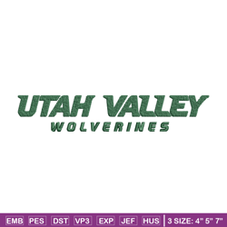 utah valley university embroidery design, ncaa embroidery, sport embroidery, logo sport embroidery, embroidery design