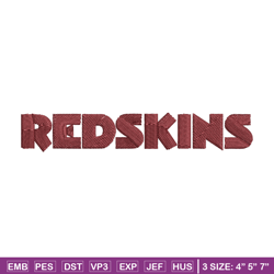 washington redskins embroidery design,  redskins embroidery, nfl embroidery, logo sport embroidery, embroidery design