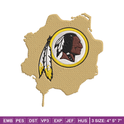 washington redskins embroidery design, redskins embroidery, nfl embroidery, logo sport embroidery, embroidery design. (2