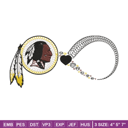 washington redskins embroidery design, redskins embroidery, nfl embroidery, logo sport embroidery, embroidery design. (3