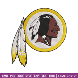 washington redskins embroidery design, redskins embroidery, nfl embroidery, logo sport embroidery, embroidery design.