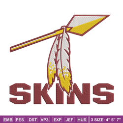 washington redskins embroidery design, redskins embroidery, nfl embroidery, sport embroidery, embroidery design. (2)