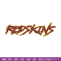 washington redskins embroidery design, washington redskins embroidery, nfl embroidery, logo sport embroidery.