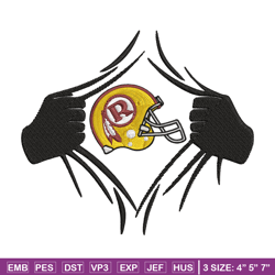 washington redskins helmet embroidery design, redskins embroidery, nfl embroidery, sport embroidery, embroidery design.