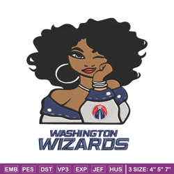 washington wizards girl embroidery design, nba embroidery, sport embroidery,embroidery design,logo sport embroidery.