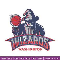 washington wizards logo embroidery design, nba embroidery, sport embroidery,embroidery design , logo sport embroidery.