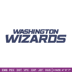 washington wizards logo embroidery design, nba embroidery, sport embroidery,embroidery design , logo sport embroidery