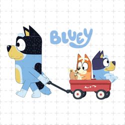 bluey bandit, bluey, bingo wagon ride, png bluey png, bluey file