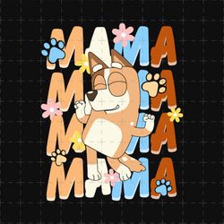 bluey mama png , mama bluey file, png file