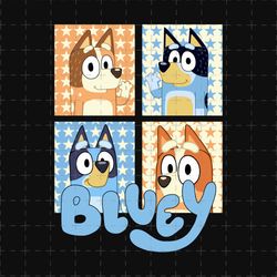 bluey png, kid drawing, family portrait, family drawing