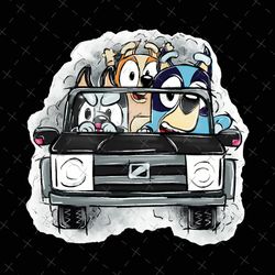 the fluff and the furious png, bluey png file, bluey funny, bluey