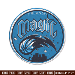 orlando magic logo embroidery design, nba embroidery, sport embroidery, embroidery design,logo sport embroidery.