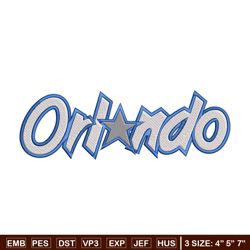 orlando magic logo embroidery design, nba embroidery,sport embroidery,embroidery design, logo sport embroidery