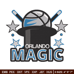 orlando magic logo embroidery design,nba embroidery, sport embroidery, embroidery design, logo sport embroidery