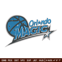 orlando magic logo embroidery design,nba embroidery,sport embroidery, embroidery design, logo sport embroidery.