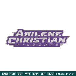 abilene christian logo embroidery design,ncaa embroidery,sport embroidery,logo sport embroidery,embroidery design.