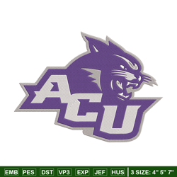 abilene christian logo embroidery design,ncaa embroidery,sport embroidery,logo sport embroidery,embroidery design