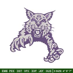 abilene christian mascot embroidery design, ncaa embroidery, embroidery design, logo sport embroidery, sport embroidery.